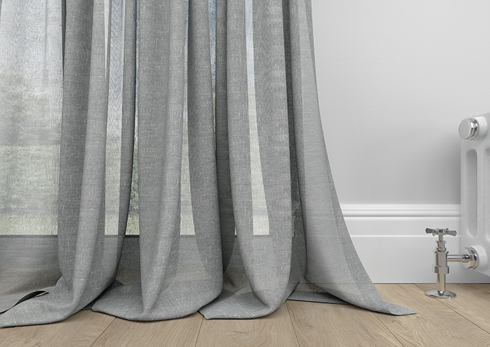Taranto Voile, Mountain Grey - Made to Measure Curtains - Image 6